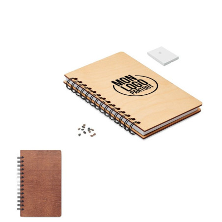 Carnet publicitaire contenant des graines Savage 
