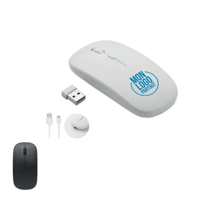 Souris optique sans fil personnalisée Curvy C 