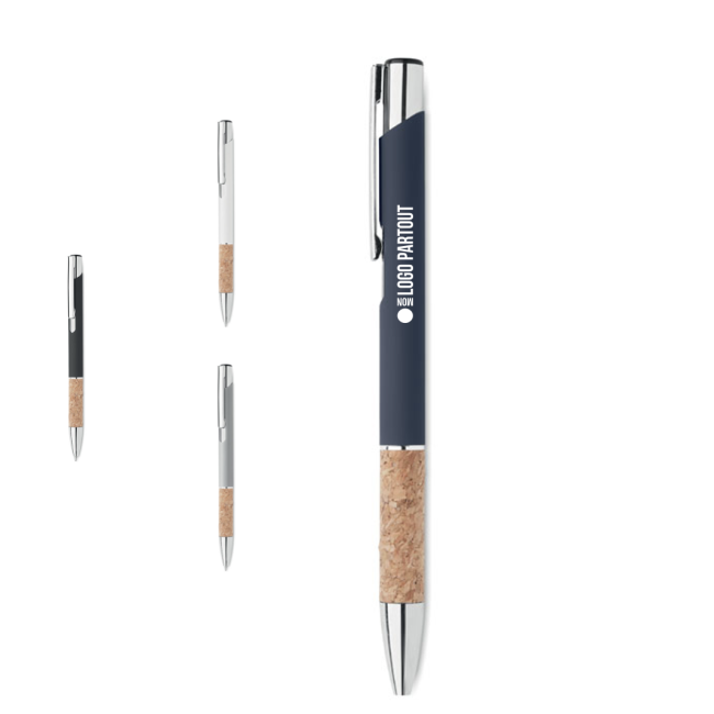 Stylo personnalisé alu et liège Veria 