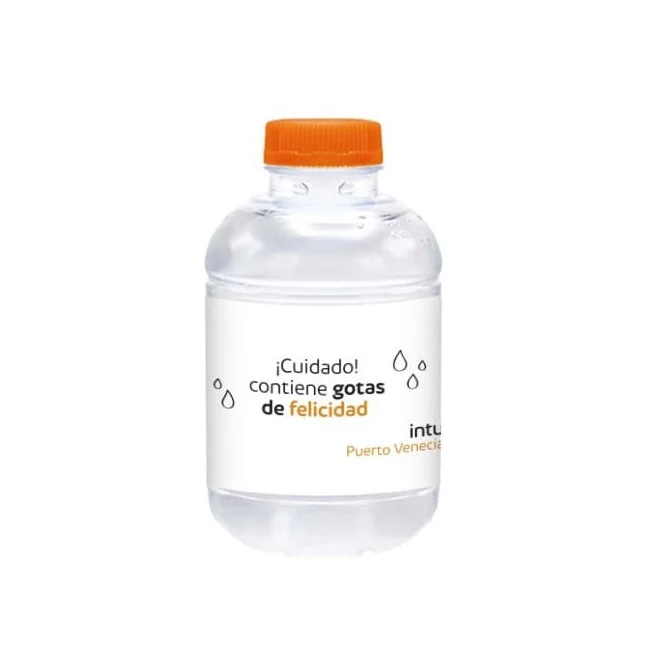 Bouteille d'eau personnalisée RPET 25 cl