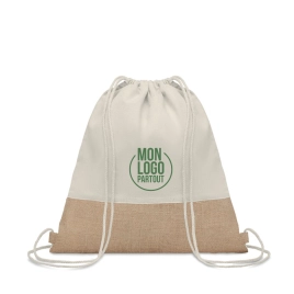 Sac cordon en coton & Jute...