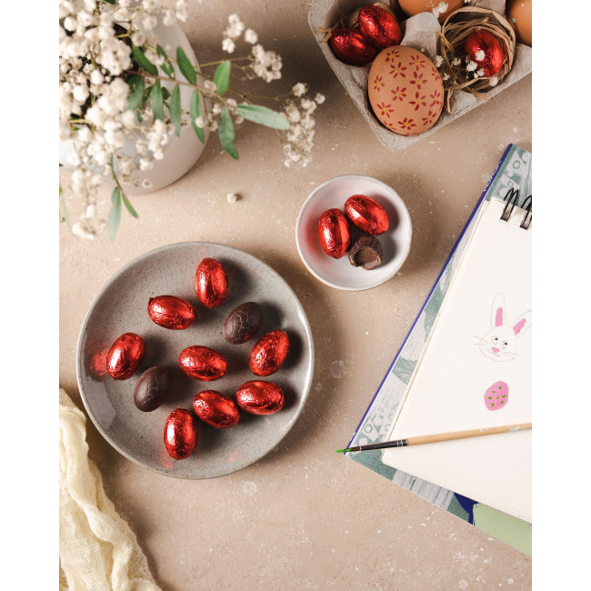 Étui publicitaire 50 gr oeufs praliné 