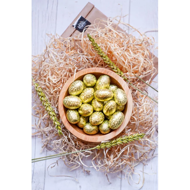 Sachet personnalisé 100 gr oeufs praliné 