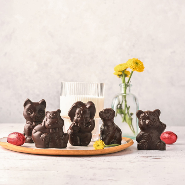 Boîte personnalisée mini animaux de Pâques 