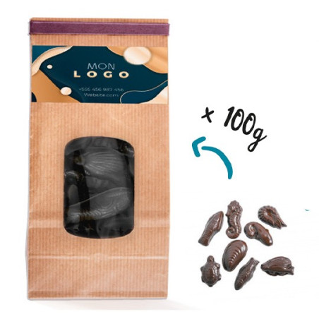 Sachet personnalisé 100 gr friture 