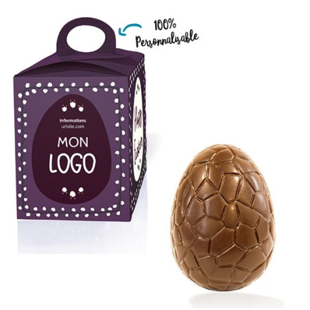 Grand moulage oeuf personnalisé de Pâques 