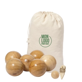 Jeu de pétanque en bois...