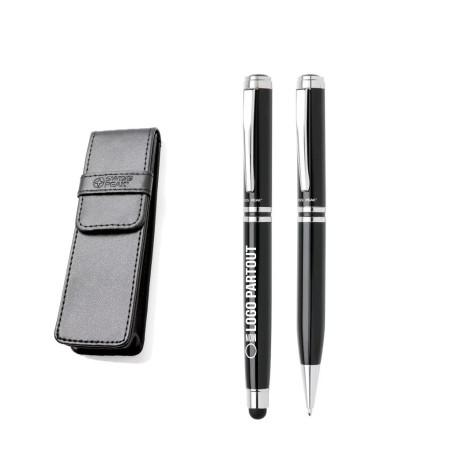 Set stylos personnalisés Exécutif Swiss Peak 