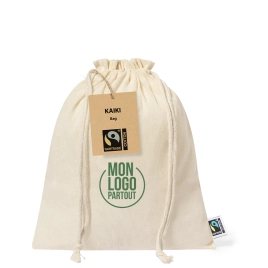 Pochon en coton Fairtrade...