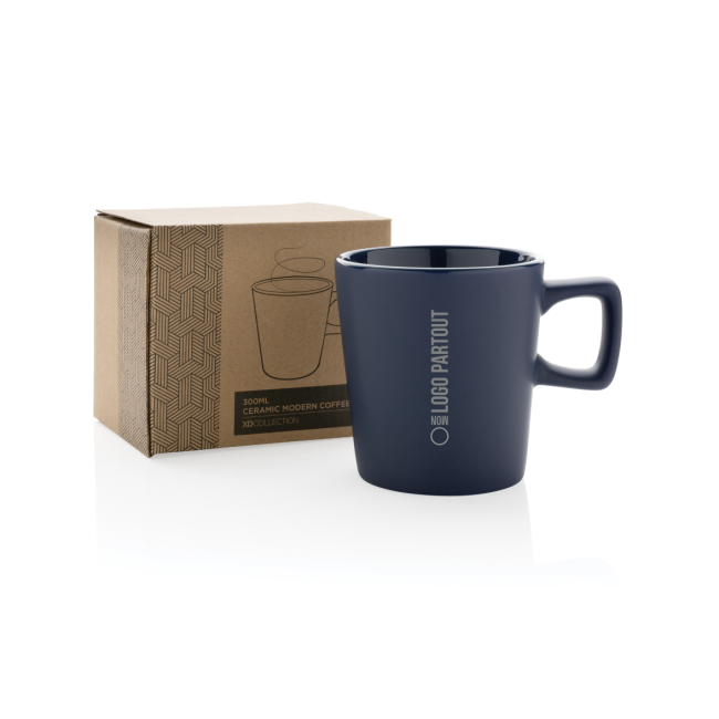 Mug personnalisé en céramique design moderne 300 ml 