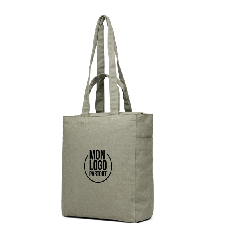 Tote bag personnalisé en toile recyclée VINGA Hilo 