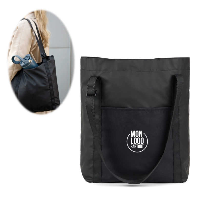 Tote bag publicitaire en polyester recyclé VINGA Livorno 
