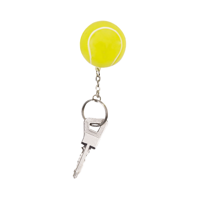 Porte-clés personnalisable en mousse Tennis 