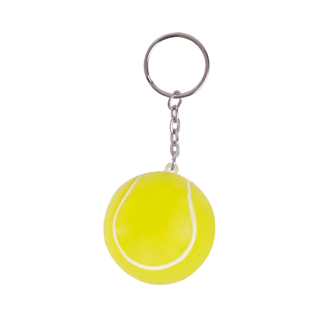 Porte-clés personnalisable en mousse Tennis 