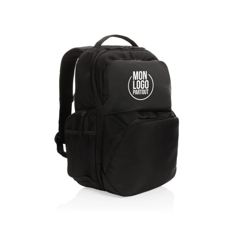 Sac à dos personnalisé nomade en rPET AWARE™ Swiss Peak 