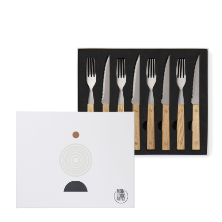 Set de couverts personnalisés 8pcs VINGA Paso 