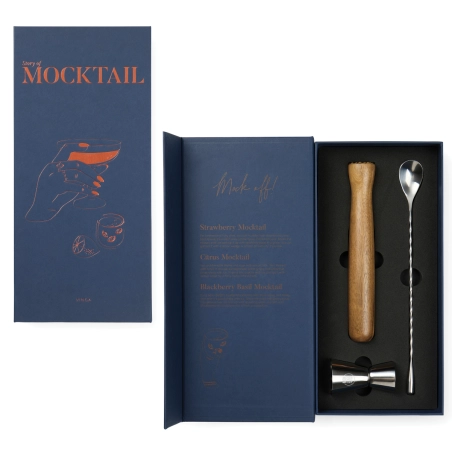 Coffret cadeau personnalisé VINGA Histoire du mocktail 