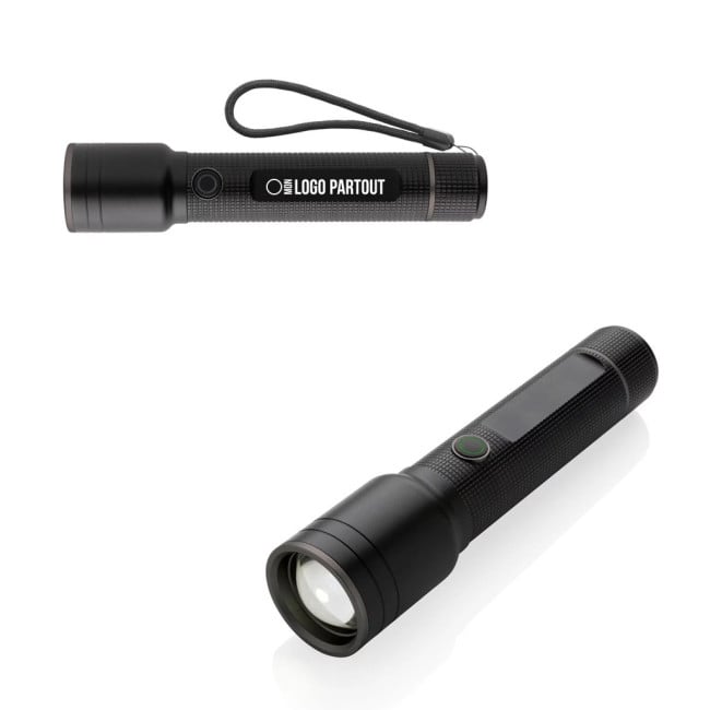 Lampe de poche personnalisée en aluminium recyclé Gear X 