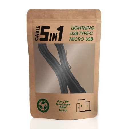 Câble 4 en 1 personnalisé Akashi ® Buru 