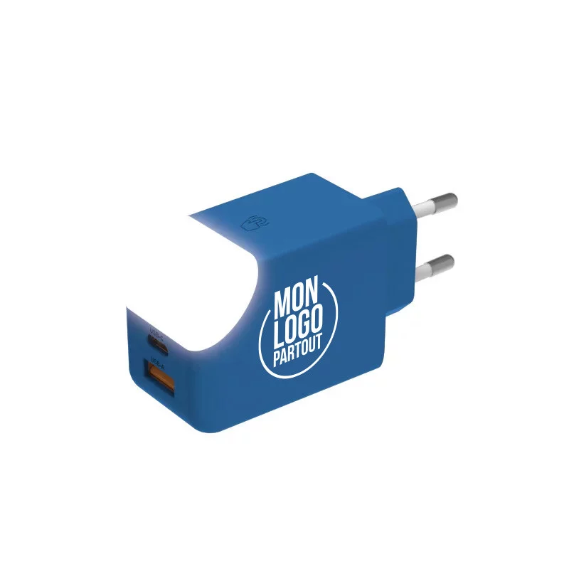 Chargeur secteur personnalisé Xoopar® Ice-GaN 
