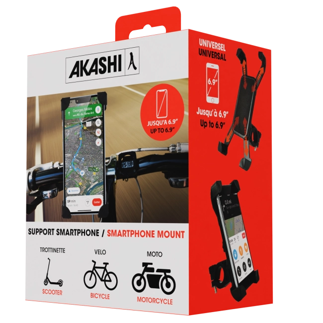 Support vélo Akashi ® Jitensha pour smartphones