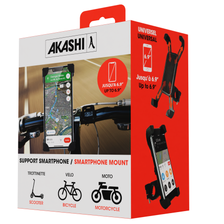 Support vélo Akashi ® Jitensha pour smartphones 