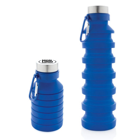 Gourde pliable personnalisée en silicone 550 ml 