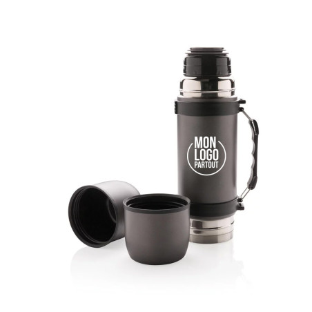Bouteille isotherme personnalisée et 2 tasses Swiss Peak 700 ml 