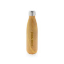 Bouteille isotherme personnalisable avec effet bois 500 ml 
