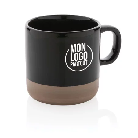 Mug personnalisé en céramique émaillée 360 ml 