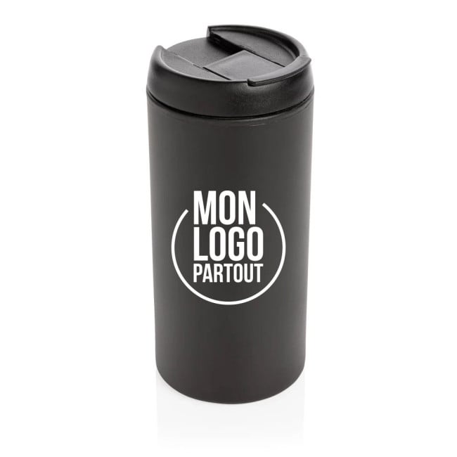 Gobelet personnalisé en acier inoxydable recyclé Metro 300 ml 