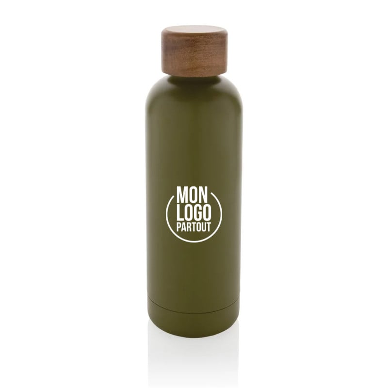 Bouteille isotherme personnalisable Wood 500 ml 