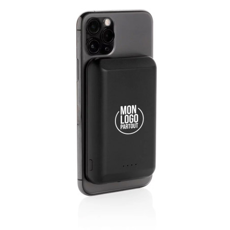 Powerbank personnalisable avec chargeur magnétique sans fil 