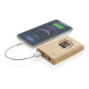 Powerbank personnalisée 5000 mAh en bambou 