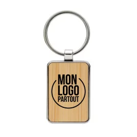 Porte-clés rectangulaire en...