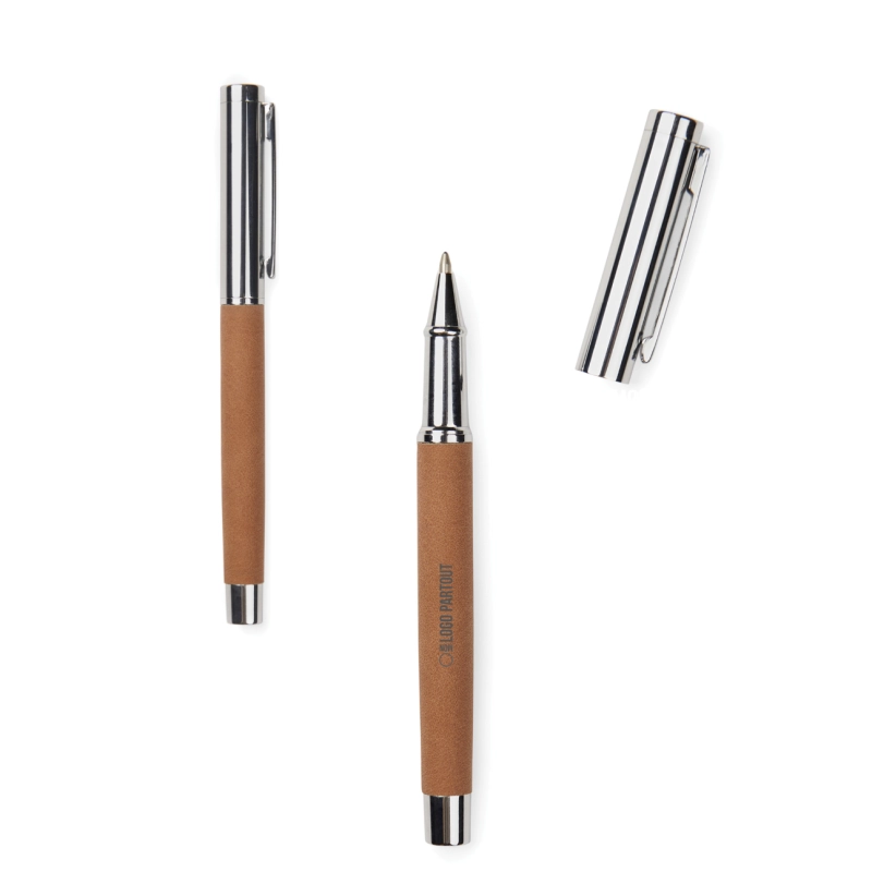 Stylo à bille personnalisé en inox recyclé RCS VINGA Bosler 