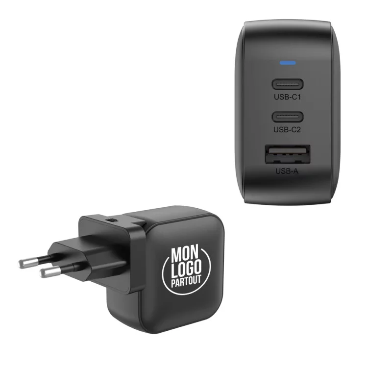 Chargeur GaN publicitaire Urban Vitamin Santa Cruz 70W 