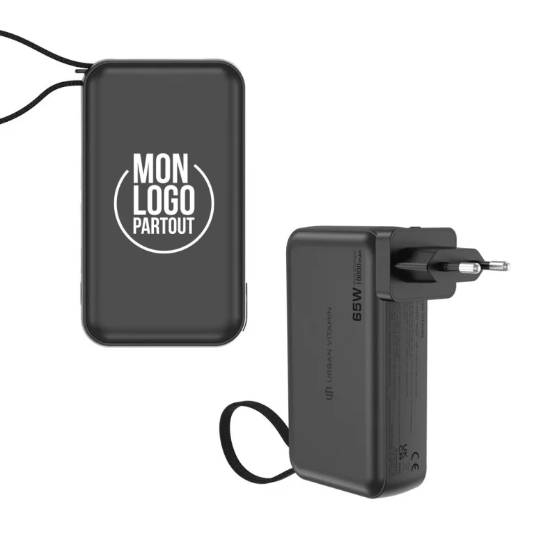 Chargeur hybride GaN Urban Vitamin Eureka 65W 
