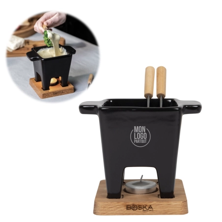 Set à fondue personnalisé Boska Tapas Fondue Nero 300 ml 