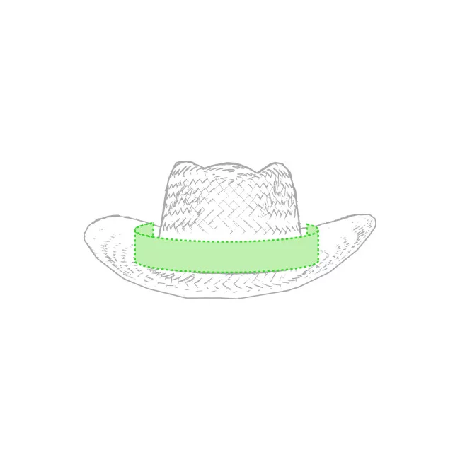 Chapeau de Paille Personnalisable Vela 