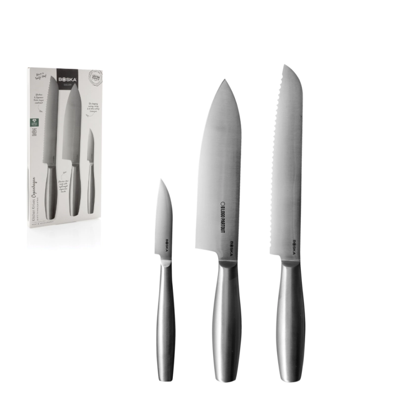 Set de 3 couteaux de cuisine BOSKA Copenhagen 