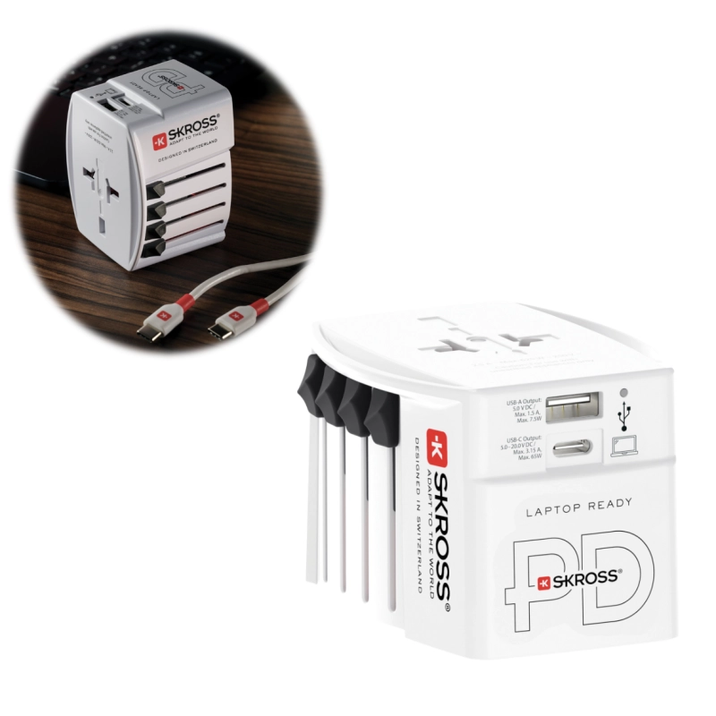 Adaptateur de voyage universel MUV 65W PD SKROSS 
