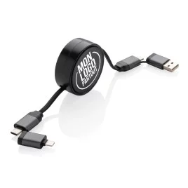 Câble rétractable 6-en-1 en...