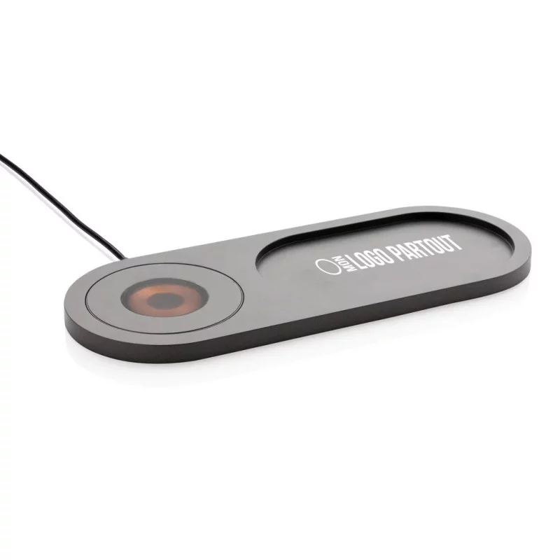 Vide poche personnalisé avec chargeur à induction 10W Encore 
