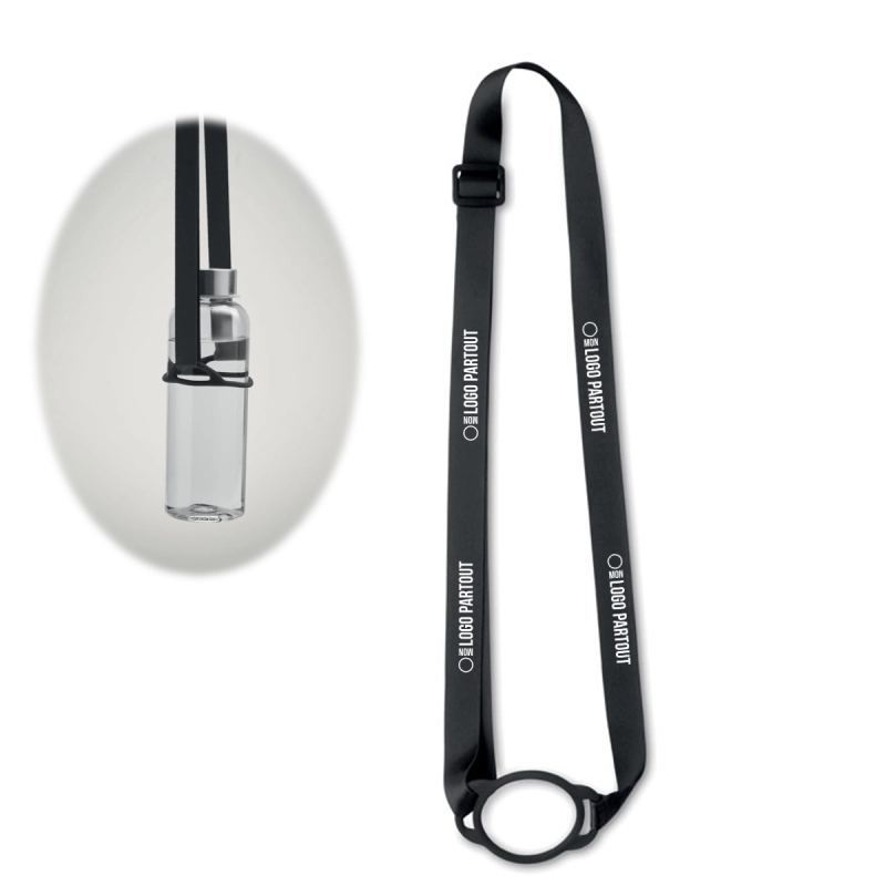 Tour de cou porte-gobelet personnalisé Lancup 
