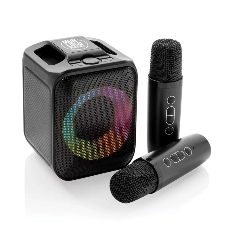Set karaoké personnalisé en plastique recyclé SingVIBE 