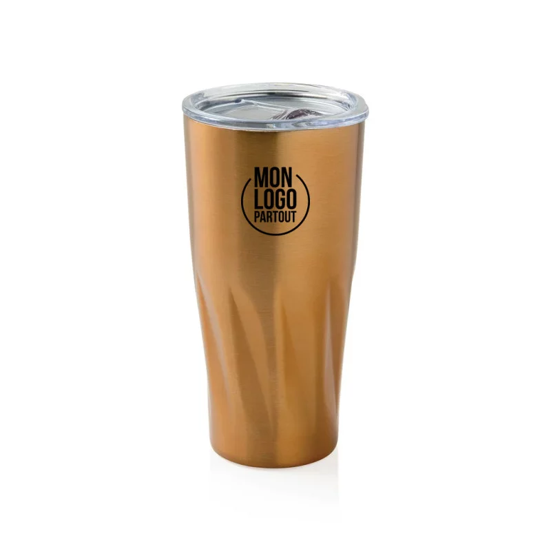 Mug isotherme personnalisé cuivré 500 ml 