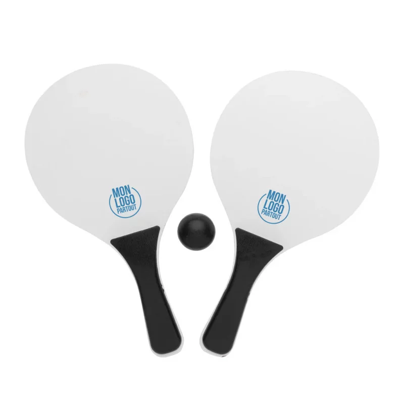 Set de raquettes de plage personnalisables 