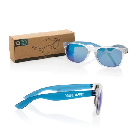 Lunettes de soleil publicitaires en PC recyclé RCS Gleam 