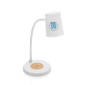 Lampe de bureau personnalisée avec chargeur 15W Zenara 